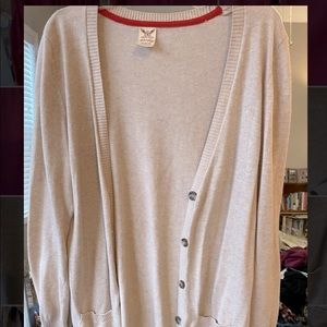 SOLD Beige Longline Cardigan